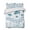 Indigo, Aquamarine, Moss Green, Blue, variant on Quilts Twin Size Bedding Set, Blue Coastal Sea Turtles Lightweight Quilted Comforter, Fish Coral Ocean Life Underwater Soft Reversible Bedspread Coverlet with Pillow Covers for All Season, 68" x 86"