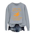 thumbnail image 5 of Bovemsi Womens Sweatshirts Sweatshirt For Women Fall Winter Tops Long Sleeve Shirts Oversized Tshirts Round Neck Spooky Season Sweatshirt, 5 of 6