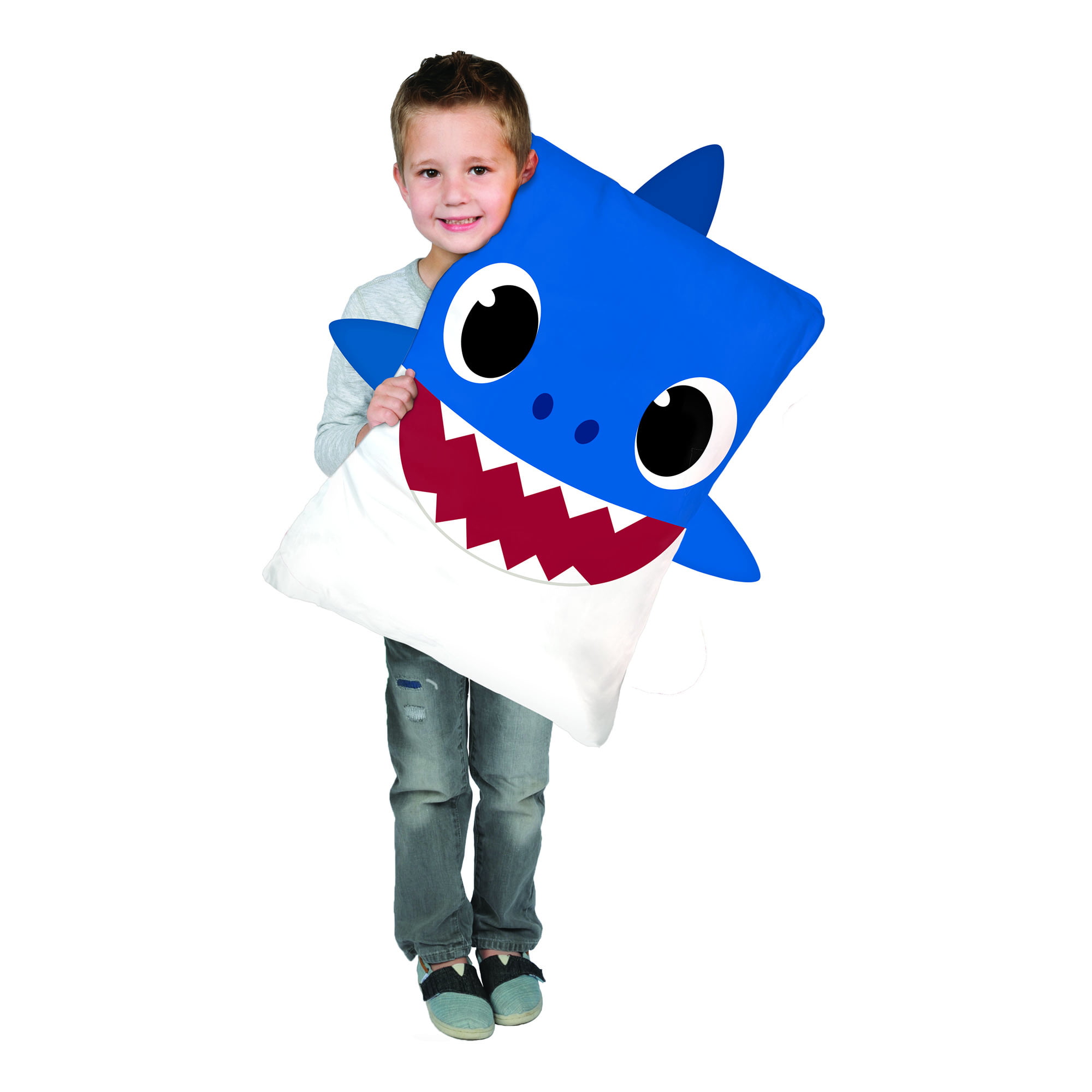 Baby Shark Kids Character Bed Pillow 