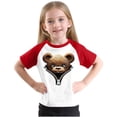 thumbnail image 4 of RXIRUCGD 2025 Vêtements d'Été pour Enfants Tout-Petits Garçons Filles Mode Mignon Col Rond Imprimé Manches Courtes Haut, 4 of 7