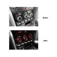 thumbnail image 5 of 3pcs Car Center Console Air Ac Knob Volume Rings Trim Cover Button For Brz 86 Gt86 2013-2020 Red, 5 of 5