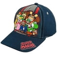 thumbnail image 1 of Gorra de béisbol Nintendo Super Mario Boys de 4 a 7 años, 100% algodón, 1 of 8