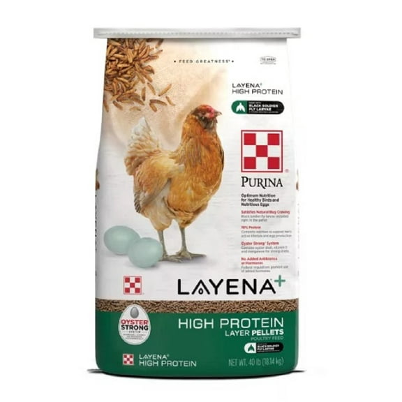 Purina 3007296-245 Layena  10 lb. Bag High Protein Layer Chicken Pelleted Feed