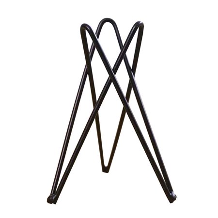 Geometric Nordic Style Container Flower Pots Stand Iron Tabletop Ornament Flower Pot Tillandsia Stand Home Decoration Air Plant Holder BLACK