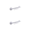 thumbnail image 4 of Toystoory Colgador de pared 6 ganchos estante organizador colgante ajustable soportes ventosa lechón almacenamiento sin costuras para el hogar Blanco 2piezas, 4 of 6