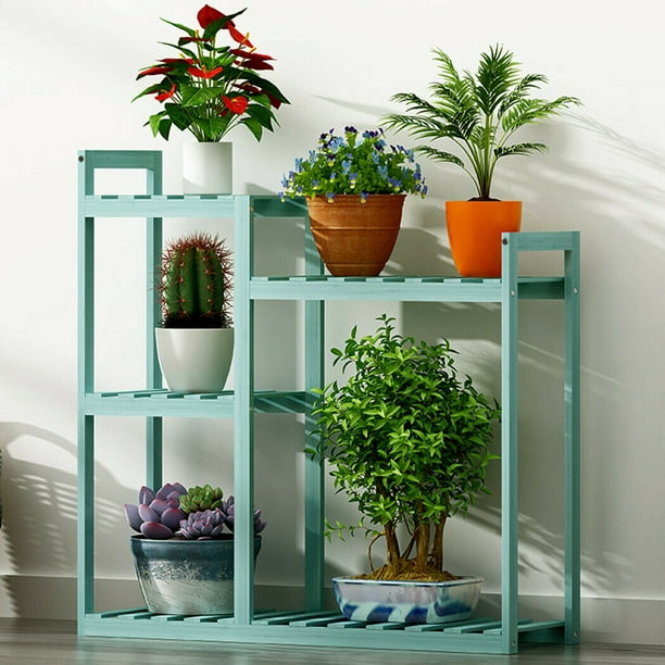 Indoor Outdoor Plant Stand Cabinet, Outdoor Plant Shelving Unit
