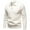Beige, variant on Dolkfu Button Sweater Men Solid Green Classic Fit Sweater Mens Stretch Lapel Long Sleeve Pullover L