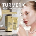 thumbnail image 2 of 1-5x Turmeric Collagen Night Wrapping Mask Overnight Peel Off Facial Mask, 2 of 5
