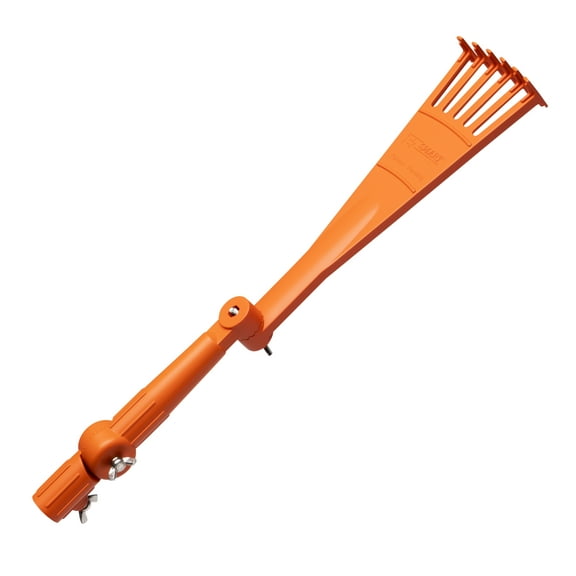 Mini Rake Head – Gutter Rake Tool for Removing Leaves & Debris from Roofs, Gutters & Hard-to-Reach Areas – Fits Standard Acme Thread & Recommended EZ Smart Pole (Not Included)