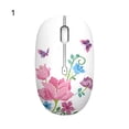 thumbnail image 2 of Visland Wireless Mouse, 2.4G Noiseless Mouse with USB Receiver 1600 DPI and 3 Buttons, Cartoon Butterfly Flower Animal Insect Pattern - Portable Computer Mice for PC, Laptop with Windows System, 2 of 8