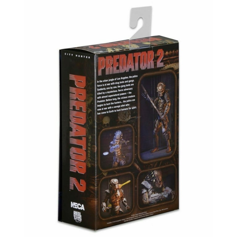 NECA Predator 2: Battle Damaged City Hunter Ultimate with Biomask