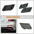 thumbnail image 4 of Trimla 2in1 Rear Tow Cover Fit 13-16 Mercedes Benz E-class W212 Facelift Sedan AMG Line for E200 E220 E240 E280 E320 E420 E430 E500 E55 E63 2013 2014 2015 2016 bumper Hook Eye Cap A2128850826, 4 of 5