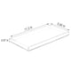thumbnail image 2 of Bandeja de baño Bigfety, organizador acrílico transparente (30 x 15 x 2 cm), 2 of 7