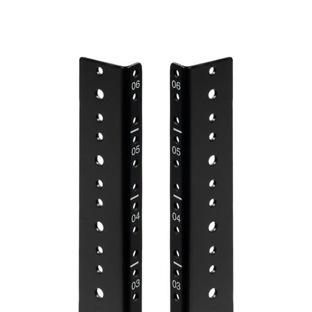 NavePoint 6U Vertical Rack Rail Pair DIY Kit with Hardware  Black price history on PriceWatchPro