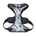 thumbnail image 5 of Lsque Blue Paisley Dog Harness, No-Pull Pet Harness with 2 Leash Clips, Adjustable Soft Padded Dog Vest with Easy Control Handle for Large Dogs-X-Large, 5 of 9