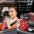 thumbnail image 5 of Christmas 30oz Handheld Travel Tumbler with Handle – Double Wall Stainless Steel Insulated Cup, Flip Straw Lid, Leak-Proof & BPA-Free for Hot and Cold Drinks – Durable Coffee & Juice Mug Black, 5 of 7