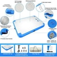 thumbnail image 3 of 6ft/8ft/10ft/12ft Floating Dock Water Platform, Multi-People Inflatable Floating Mat, Dock Platform for Lake/Boats/Island/Swimming Pool, 3 of 5