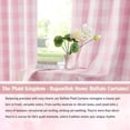 thumbnail image 2 of Pink White Buffalo Plaid Semi Sheer Curtains 84 Inches Long,Lovely Girls Room Buffalo Check Drapes,Farmhouse Bedroom Living Room Window Treatment,Rod Pocket,Pink/White(Pack of 2), 2 of 8