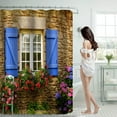 thumbnail image 2 of Heavy Duty Shower Curtain 70 Inch Includes Hooks Machine Washable Bathroom, 2 of 7