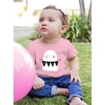thumbnail image 2 of Boo! Cute Ghost W Banner T-Shirt Infant -Image by Shutterstock,  18 Months, 2 of 4