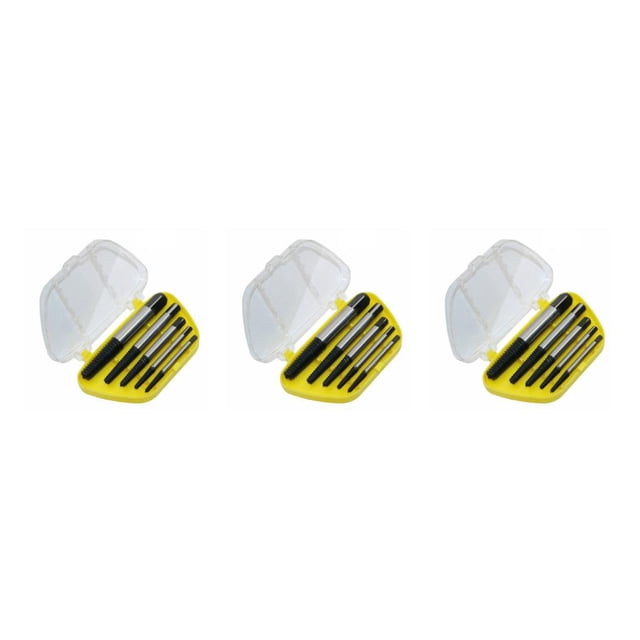 QualitChoice Damaged Screw Extractor Spiral DIY Rusted Broken Remover Drill Bits with Storage Case Box Color Random 5PCS/Set 3Set