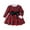 Red, variant on Ketyyh-chn99 Girls Fall Outfits Christmas Girls Clothes 2024 Toddler Girls Knit Autumn Solid Long Sleeve Princess Dress Red,110