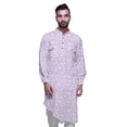 thumbnail image 1 of Atasi Kurta Décontractée Imprimée à Col Mandarin Chemise Ethnique Longue Kurta Asymétrique, 1 of 6