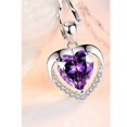 thumbnail image 1 of collar de corazón collar en forma de corazón collar de dijes collar colgante de corazón collar de corazón, 1 of 8