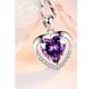 thumbnail image 1 of collar de corazón collar en forma de corazón collar de dijes collar colgante de corazón collar de corazón, 1 of 8