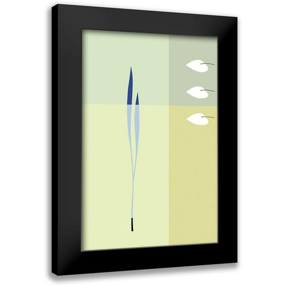 Sakai, Takashi 11x14 Black Modern Framed Museum Art Print Titled - ELEMENTAL MOVEMENT I