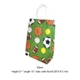thumbnail image 3 of kurtrusly 20 Pcs Sacs de Rangement avec Poignée Sacs Cadeaux Grande Capacité Collations Divers Pochette Extérieur Magasinage Voyage Soccer, 3 of 6