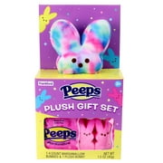 Frankford Peeps Easter Bunny Tie Dye Plush Gift Set, 1.5 Ounces