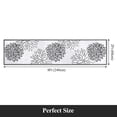 thumbnail image 4 of MeyJey 2'x8' Floral Runner Rug for Hallways, Oriental Non Slip Machine Washable Area Rugs Vintage Floor Carpet for Bedroom Kitchen Dinning/Living/Laundry Room, Gray/White, 4 of 15
