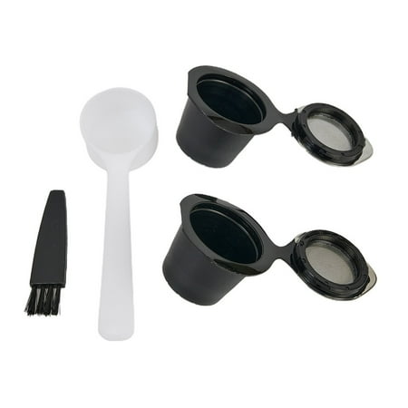 

BAMILL 2PCS For Maker Machine Refillable Reusable Coffee Filter Capsule Pods