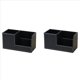 thumbnail image 1 of 2X Organizador de Escritorio de , Soporte para Suministros de Oficina, Caja de Almacenamiento de Papelería para Tarjetas de Visita, Bolígrafos, Lápices y Control Remoto A, 1 of 5