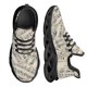 thumbnail image 1 of Zapatos de malla neutra transpirables de alta calidad con notas musicales vintage, zapatos suaves para exteriores personalizados., 1 of 6