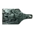 thumbnail image 2 of Industrial Cutting Board, Modern Times Detail of Rusted Machine in Factory Physical Equipment Process, Tempered Glass Cutting and Serving Board, Wine Bottle Shape, Black and White, by Ambesonne, 2 of 5