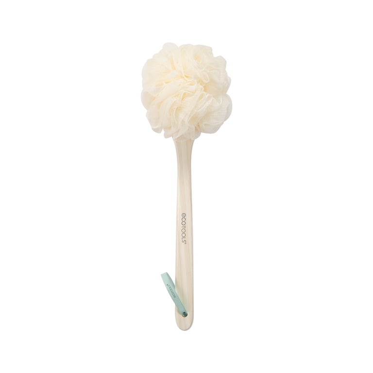 EcoTools EcoPouf Bath Brush with Long Handle, 4-Pack photo 3