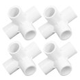 thumbnail image 1 of 10 Piezas De Accesorios De Tubería De Plástico PVC, Conector De Tubería De 6 De 25 Mm De Diámetro Interior Con Diseño De Codo De 90 Grados, Para Tuberías De Agua,, 1 of 7