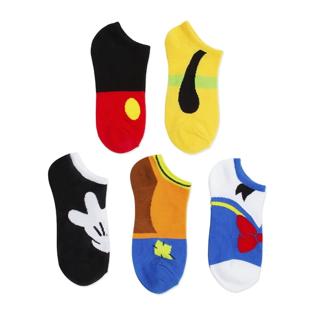 Calcetines Disney Mickey Mouse para mujer, paquete de 5, no se muestran