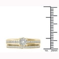 thumbnail image 5 of 3/8 Carat T.W. Diamond 10kt Yellow Gold Cluster Engagement Ring Set, 5 of 5