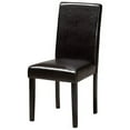 thumbnail image 3 of Baxton Studio Rosi Modern Espresso Brown Faux Leather and Wood 5-Piece Dining Set, 3 of 7