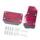 thumbnail image 3 of Juego de 2 cubiertas para pedales de freno de coche, almohadillas premium para pedales de coche, se reemplazan fácilmente. Rojo, 3 of 9