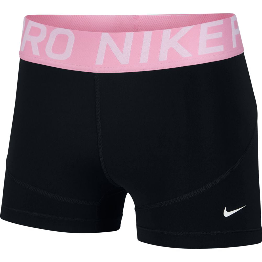 nike pro hot pink shorts