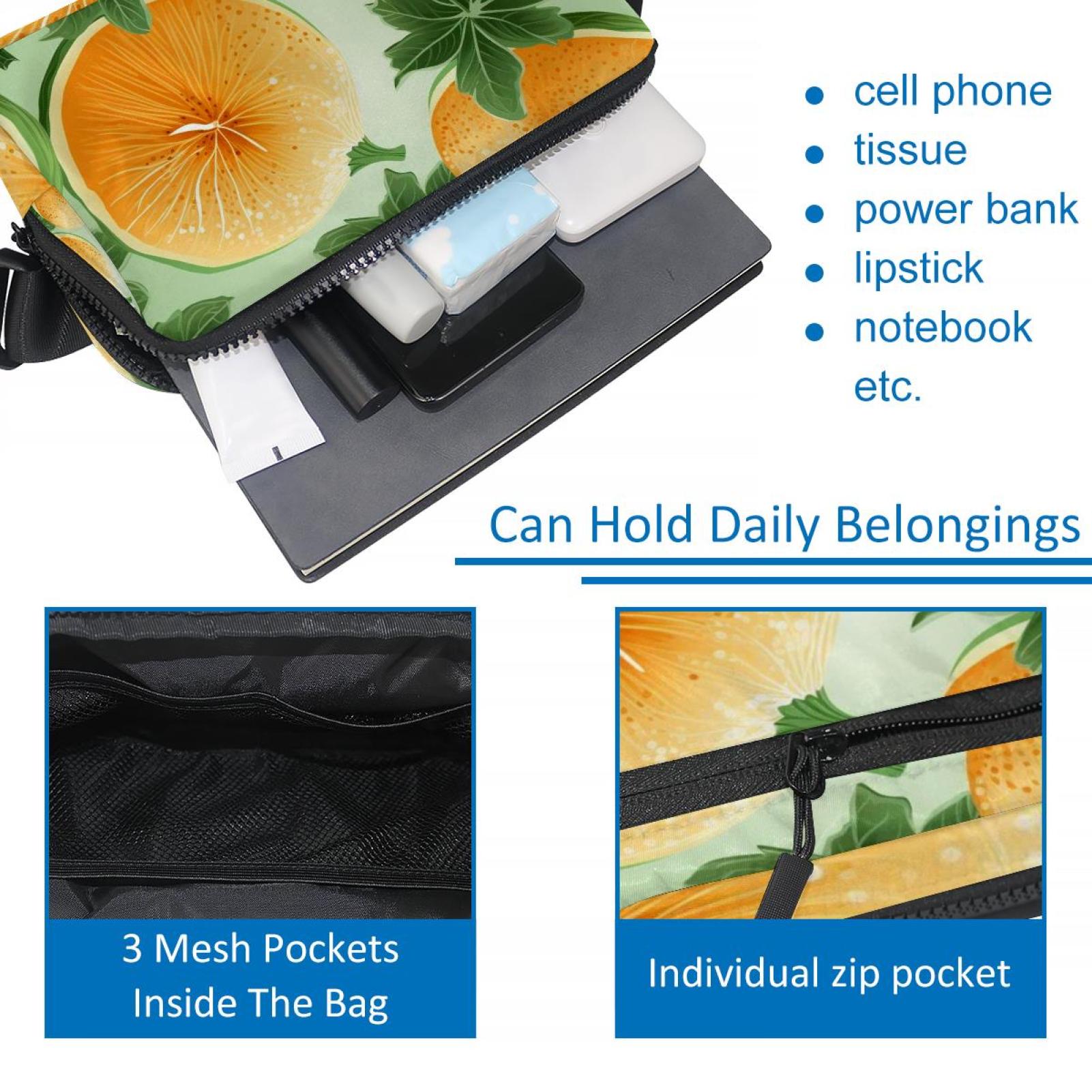 Cantaloupe Fanny Packs Running Belt Belt Bag Lightweight Adjustable with Extension Strap Unisex