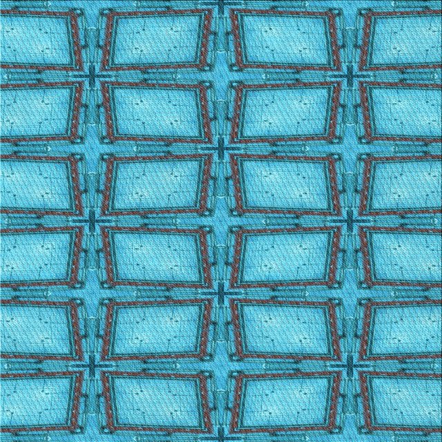 Ahgly Company Machine Washable Indoor Square Transitional Glacial Blue Ice Blue Area Rugs, 5' Square