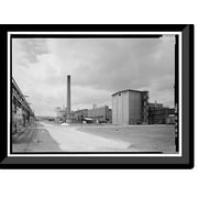 Historic Framed Print, United States Nitrate Plant No. 2, Reservation Road, Muscle Shoals, Muscle Shoals, Colbert County, AL - 12, 17-7/8" x 21-7/8"