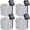 White Light, variant on 4-Piece Set Multi-Color Solar Fairy Light String, 330 Led Outdoor Solar Christmas Lights, 8 Modes Of Wired Solar Flashing Light String, For Christmas Trees, Wedding Parties, Gardens And Courtyards