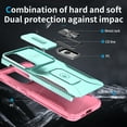 thumbnail image 5 of Dteck Case with Screen Protector for Samsung Galaxy A26 5G,Shockproof TPU+PC Case Slide Camera Cover & Rotated Ring Kickstand,Military-Grade Protection Back Phone Case for Galaxy A26 5G,Green, 5 of 8
