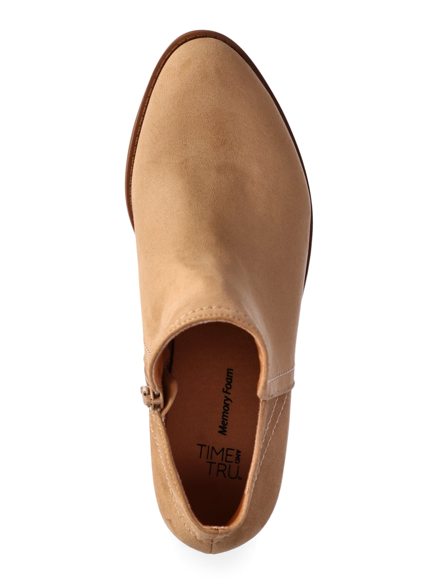 Time and Tru Women's Core Ankle Boots, Wide Width Available